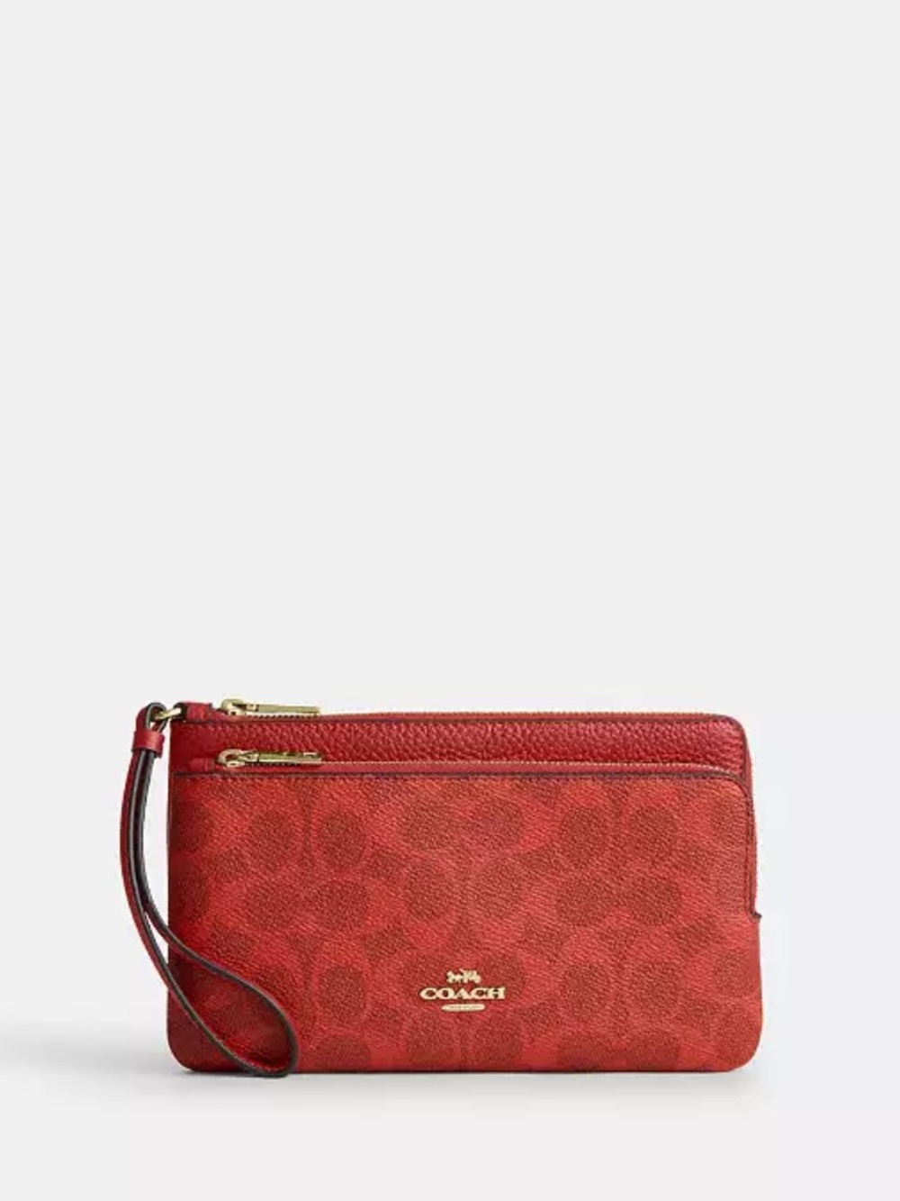 NWT Coach! Double Zip Wallet
In Signature Canvas ♥️